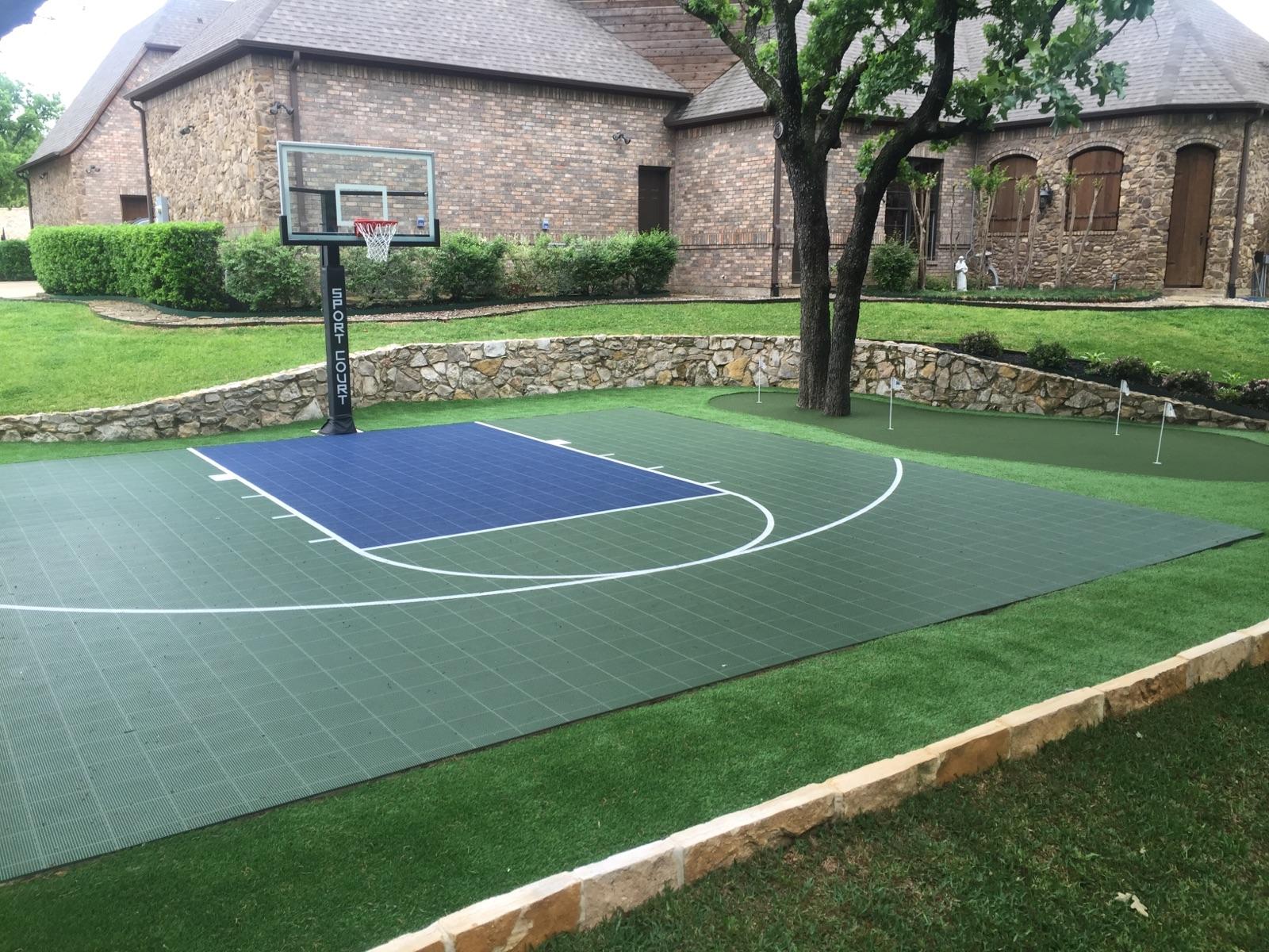 35 x 50' NBA Half Court — Game courts, Garden Courts
